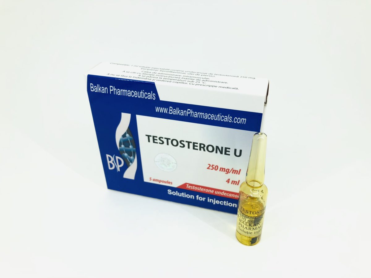 Testosterona U (тестостерон ундеканоат) от Balkan Pharmaceuticals (250mg/4ml) Testosterona U (тестостерон ундеканоат) от Balkan Pharmaceuticals (250mg/4ml)